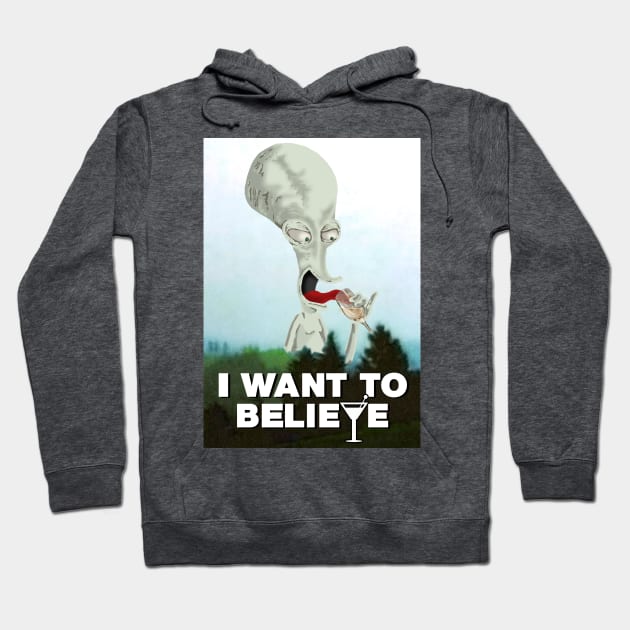 i want to believe roger Hoodie by RedSheep